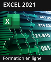 Formation en ligne Excel 2021 - Toutes les fonctionnalités d'Excel à votre portée + le livre numérique Excel 2021 OFFERT - Valable 1 an, en illimité