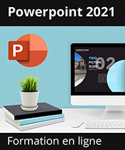 Formation en ligne PowerPoint 2021 - Toutes les fonctionnalités de PowerPoint à votre portée + le livre numérique PowerPoint 2021 OFFERT - Valable 1 an, en illimité