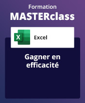 Formation Excel en ligne, animée en direct par un expert Gagner en efficacité - avec support de cours & attestation de suivi fournis