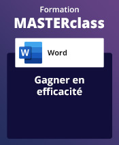 Formation Word en ligne, animée en direct par un expert Gagner en efficacité - avec support de cours & attestation de suivi fournis