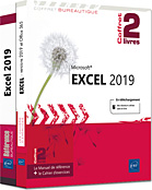 Excel 2019 - Coffret de 2 livres : Le Manuel de référence + le Cahier d'exercices