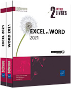 Excel et Word 2021 Coffret de deux livres