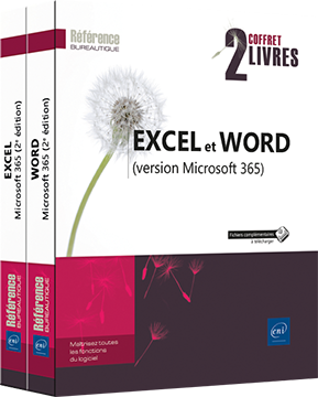 Excel et Word (version Microsoft 365) - Coffret de deux livres