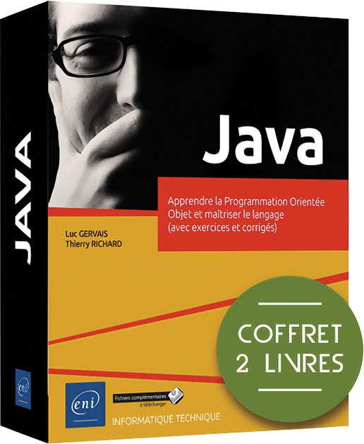 Java - Coffret de 2 livres - Apprendre la Programmation Orientée Objet et maîtriser le langage