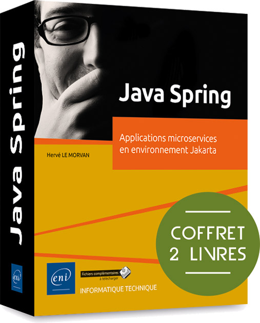 Java Spring - Coffret de 2 livres : Applications microservices en environnement Jakarta