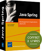 Java Spring Coffret de 2 livres : Développement d'applications Jakarta EE