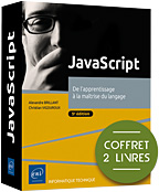 JavaScript Coffret de 2 livres : De l'apprentissage à la maîtrise du langage (5e édition)