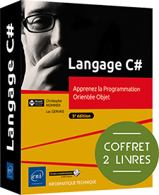 Langage C#  - Coffret de 2 livres : Apprenez la Programmation Orientée Objet (5e édition)