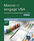 Extrait - Macros et langage VBA  Découvrez la programmation sous Excel (2e édition)