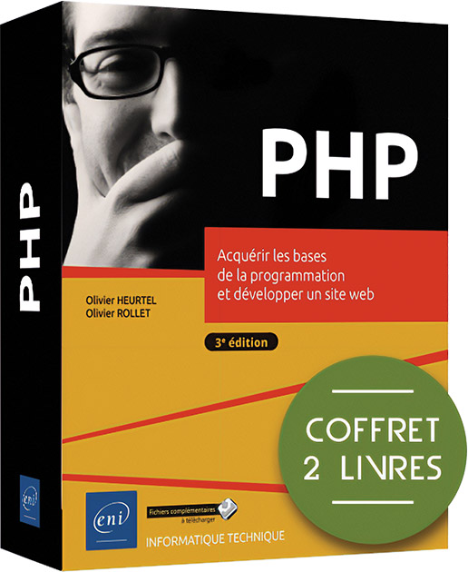 PHP - Coffret de 2 livres : Acquérir les bases de la programmation et développer un site web (3e édition)