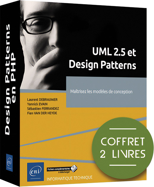 UML 2.5 et Design Patterns - Coffret de 2 livres : Maîtrisez les modèles de conception