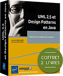 UML 2.5 et Design Patterns en Java - Coffret de 2 livres : Maîtrisez les modèles de conception