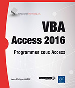 VBA Access 2016 - Programmer sous Access