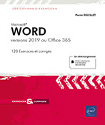 Word versions 2019 ou Office 365