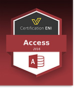 Coupon Certification Bureautique (avec e-surveillance) - Access 2016