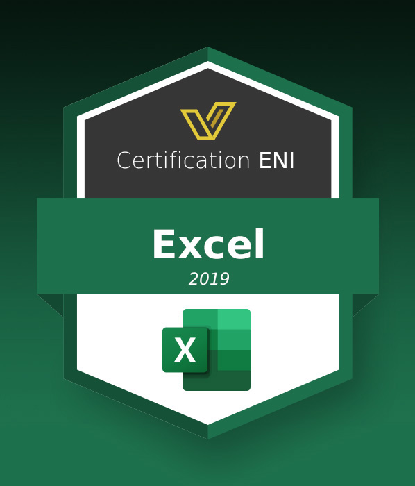 Coupon Certification Bureautique (avec e-surveillance) - Excel 2019