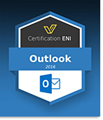 Coupon Certification Bureautique (avec e-surveillance) - Outlook 2016