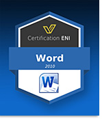 Coupon Certification Bureautique (avec e-surveillance) Word 2010