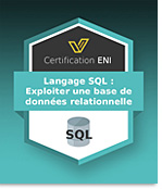 Coupon Certification IT (avec e-surveillance) - Langage SQL : Exploiter une base de données relationnelle