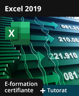 Excel 2019 - e-formation certifiante avec accompagnement