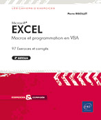 Excel Macros et programmation en VBA (2e édition)